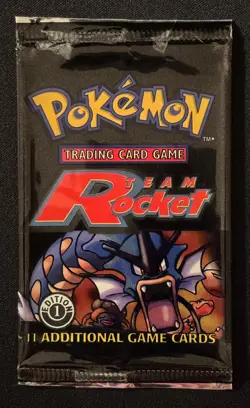 Empty - 1st Edition Team Rocket Gyarados - Booster Pack - Pokemon - Image 1