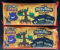 2 Pokemon 2024 Halloween Trick or Trade Booster Bundle 120 ct New Factory Sealed - Image 1