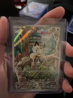 Pokemon TCG Meowth 106/094 Phantasmal Flames - Image 1
