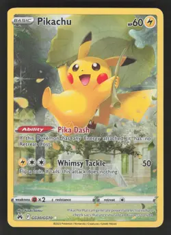 Pikachu GG30/GG70 Pokemon TCG Crown Zenith: Galarian Gallery NM - Image 1