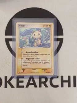 Minun 41/107 Ex Deoxys Set Pokemon Karte Deutsch Pokemon NM Original - Image 1