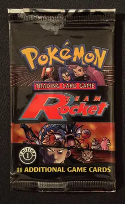 Empty - 1st Edition Team Rocket Multi Design - Booster Pack - Pokemon - Image 1