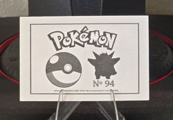 Pokemon Red Album Stickers Indigo League - Gengar #94 - Image 2