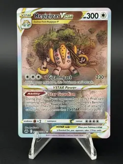 Pokemon TCG Regigigas VSTAR GG55/GG70 Crown Zenith Galarian Gallery - Image 1