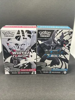 Pokemon TCG: Scarlet & Violet-Black Bolt & White Flare Booster Bundles - Image 1