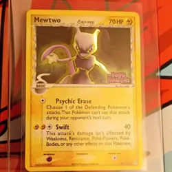 Pokemon Mewtwo EX Delta Species Rare Reverse Holo 24/110 Holon Phantoms 70HP 20… - Image 1
