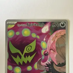 Cynthia's Spiritomb Illustration Rare 244/217 Pokemon Ascended Heroes IR NM - Image 2