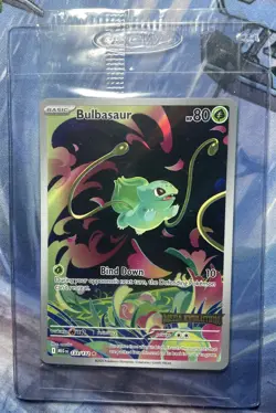 Bulbasaur - 133/132 - Pokemon Mega Evolution Illustration Rare STAMPED - SEALED - Image 3
