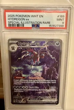 Pokemon Hydreigon Special Illustration Rare Holo Sv: White Flare 169/086 PSA 9 - Image 1