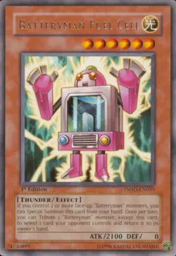 1x (EX) Batteryman Fuel Cell - TSHD-EN035 - Rare - Unlimited Edition YuGiOh - Image 1