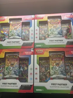 Pokemon TCG: First Partner Illustration Collection: Series 1 Lot Of 4 In Hand 🔥 - Image 1