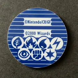 Meowth Pokemon Coin Wizards 2000 Silver Original WOTC Of The Coast RARE - Image 2