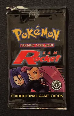 Empty - 1st Edition Team Rocket Jessie & James - Booster Pack - Pokemon - Image 1