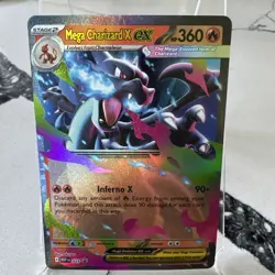 MEGA CHARIZARD X EX - 029 029 HOLO PROMO ME: MEGA EVOLUTION PROMO POKEMON NM - Image 1