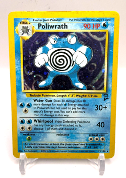 Pokemon TCG Poliwrath Base Set 13/102 Holo Unlimited - Image 1