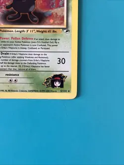 Pokemon TCG Erika's Vileplume Holo Gym Heroes 5/132 Raw Ungraded - Image 4