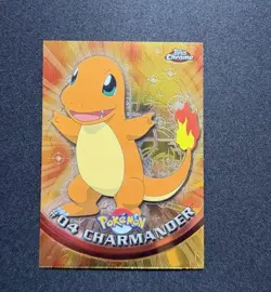 Charmander #4 Pokemon 2000 Topps Chrome - Image 1
