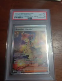 2025 Pokemon—Acerola's Mischief #183 Mega Evolution—SIR PSA 10 - Image 1