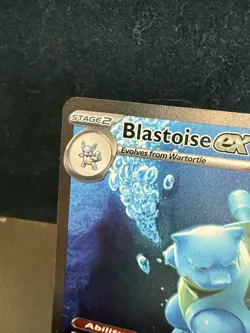 Blastoise ex 200/165 Sv: Scarlet & Violet 151 Holo Pokemon TCG NM / Pack Fresh - Image 2