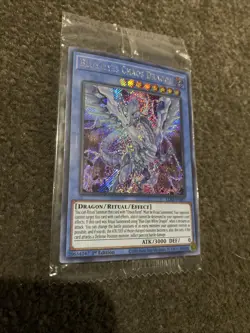 Yu-Gi-Oh Blue-Eyes Chaos Dragon LDS2 - EN017 Secret Rare 1st Edition NM Sealed - Image 1