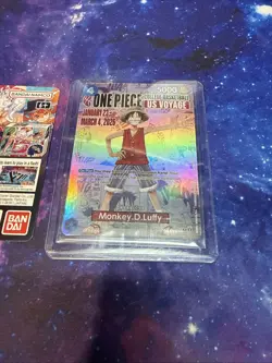 MONKEY D. LUFFY 2026 ONE PIECE COLLEGE BASKETBALL PROMO D #P-055 Q6095 - Image 2