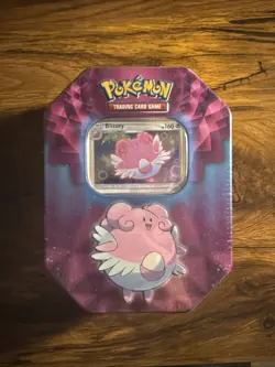 Pokemon Strong Bond Tin Blissey Gardevoir Booster Packs Promo Card 2019 Sealed - Image 1