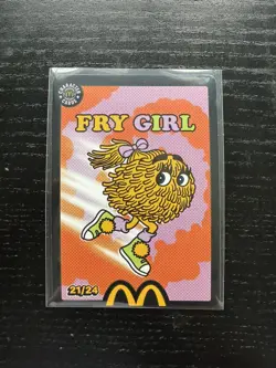 McDonald’s Pokemon TCG 2026 Promo Fry Girl 21/24 – Unredeemed Card (Free Food) - Image 1