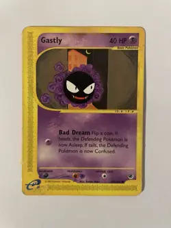 Pokemon Cards Expedition Gastly 109/165 E Reader Damaged R3A1 - Image 1