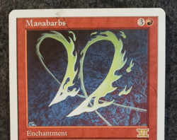 Manabarbs 6th Edition NEVER PLAYED Rare MAGIC THE GATHERING MTG CARD ((DS3D1D2) - Image 3