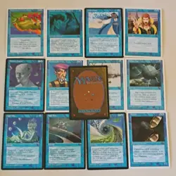 Magic: The Gathering Vintage Blue Lot - Segovian Leviathan, 13 Cards - Image 1