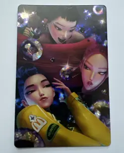 McDonald’s K-pop Demon Hunters Rumi Zoey Mira Card Sparkle - Image 1