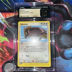 (POP 29) CGC Pristine 10 Pokemon Spearow EX Sandstorm 81/100 Card - Image 1