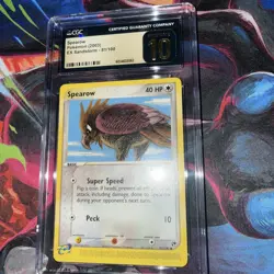 (POP 29) CGC Pristine 10 Pokemon Spearow EX Sandstorm 81/100 Card - Image 2