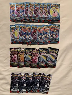 Pokemon TCG Bulk Lot 1200+ Cards C/UC/R/H/R. DR, ASC, Ph Flames, JT,Pal Fates,BB - Image 3