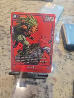 Dragon Ball Super Card Game Fusion World Gotenks FS02-03 SR Alternate Art Manga - Image 1