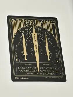 MTG Swords to Plowshares (Gold Foil Etched) | Secret Lair Drop M/NM - Image 1