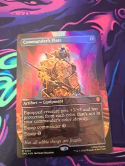 Magic: The Gathering Commander's Plate Pizza Box Promo - Image 1
