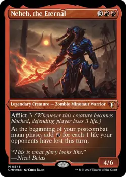 Neheb, the Eternal (Foil Etched) Commander Masters NM Foil - Image 1