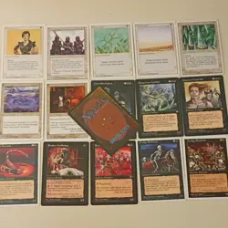 Magic: The Gathering Vintage Ice Age Lot - Lim-Dul, Benalish Hero, Pikemen - Image 1