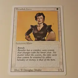 Magic: The Gathering Vintage Ice Age Lot - Lim-Dul, Benalish Hero, Pikemen - Image 5