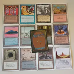 Magic: The Gathering Vintage Black Blue Lot - Urza's Power Plant, Black Knight - Image 2