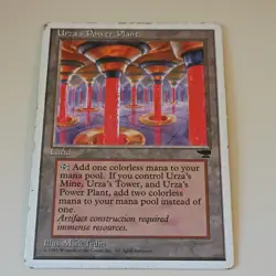 Magic: The Gathering Vintage Black Blue Lot - Urza's Power Plant, Black Knight - Image 3