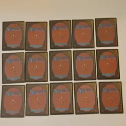 Magic: The Gathering Vintage Ice Age Green Lot - Rime Dryad, Aurochs, Folk - Image 3