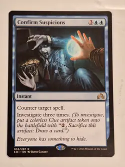 Confirm Suspicions - Shadows over Innistrad - Magic the Gathering MTG Nice! - Image 1