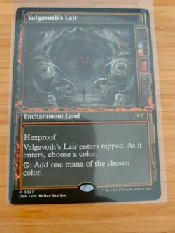 MTG Valgavoth's Lair (Showcase) 0327 Duskmourn M/NM Free UK P&P - Image 1