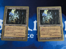 Lot of 2x MTG Ancient Tomb World Championship Decks Gold Border light play Magic - Image 1