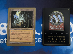 Lot of 2x MTG Ancient Tomb World Championship Decks Gold Border light play Magic - Image 2