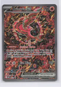 Oricorio ex 024 Phantasmal Flames Black Star Promo Full Art Pokemon TCG NM - Image 1