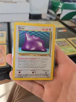 Ditto 3rd Print Fossil Set 1999-2000 Copyright Australia Pokemon Card Rare... - Image 1