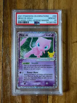 POKEMON TCG - CELEBRATIONS - MEW EX 88/92 - PSA 10 - Image 1